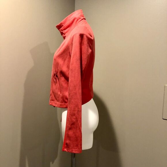 Rock & Republic Biker Moto Jacket 10 Red Lightweight Zipper Pockets - Picture 3 of 12